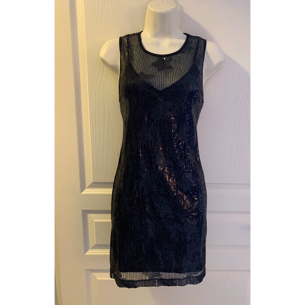 BCBGeneration Black Sequin Dress
